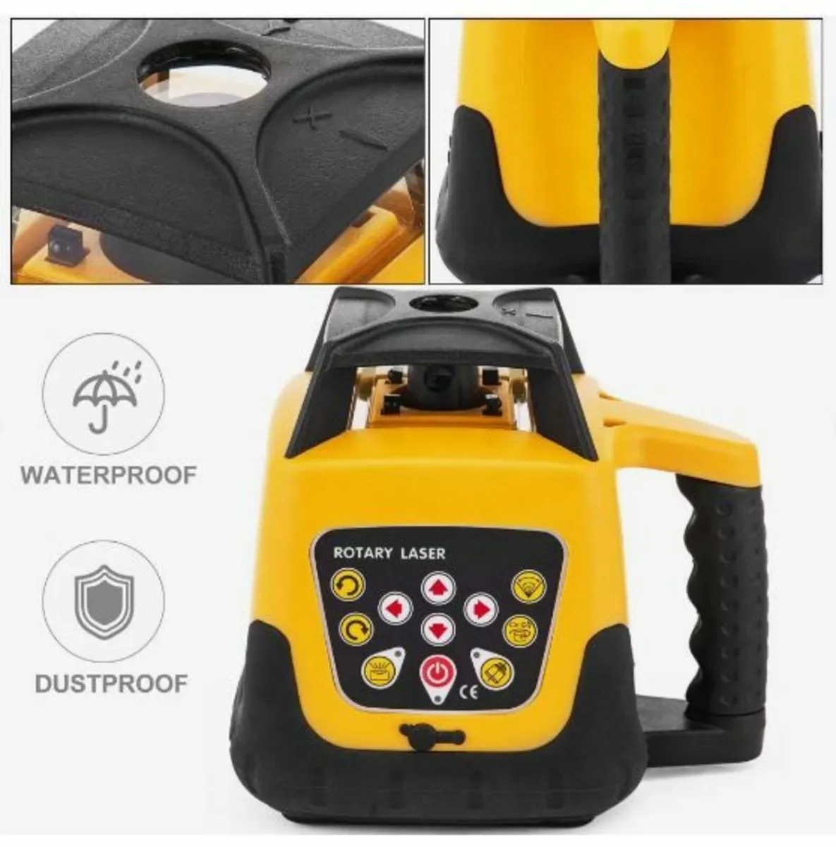 Rotary Laser Level Kit Red Beam Digital - Image 2