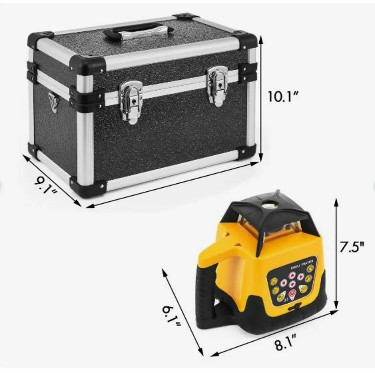 Rotary Laser Level Kit Red Beam Digital - Image 4