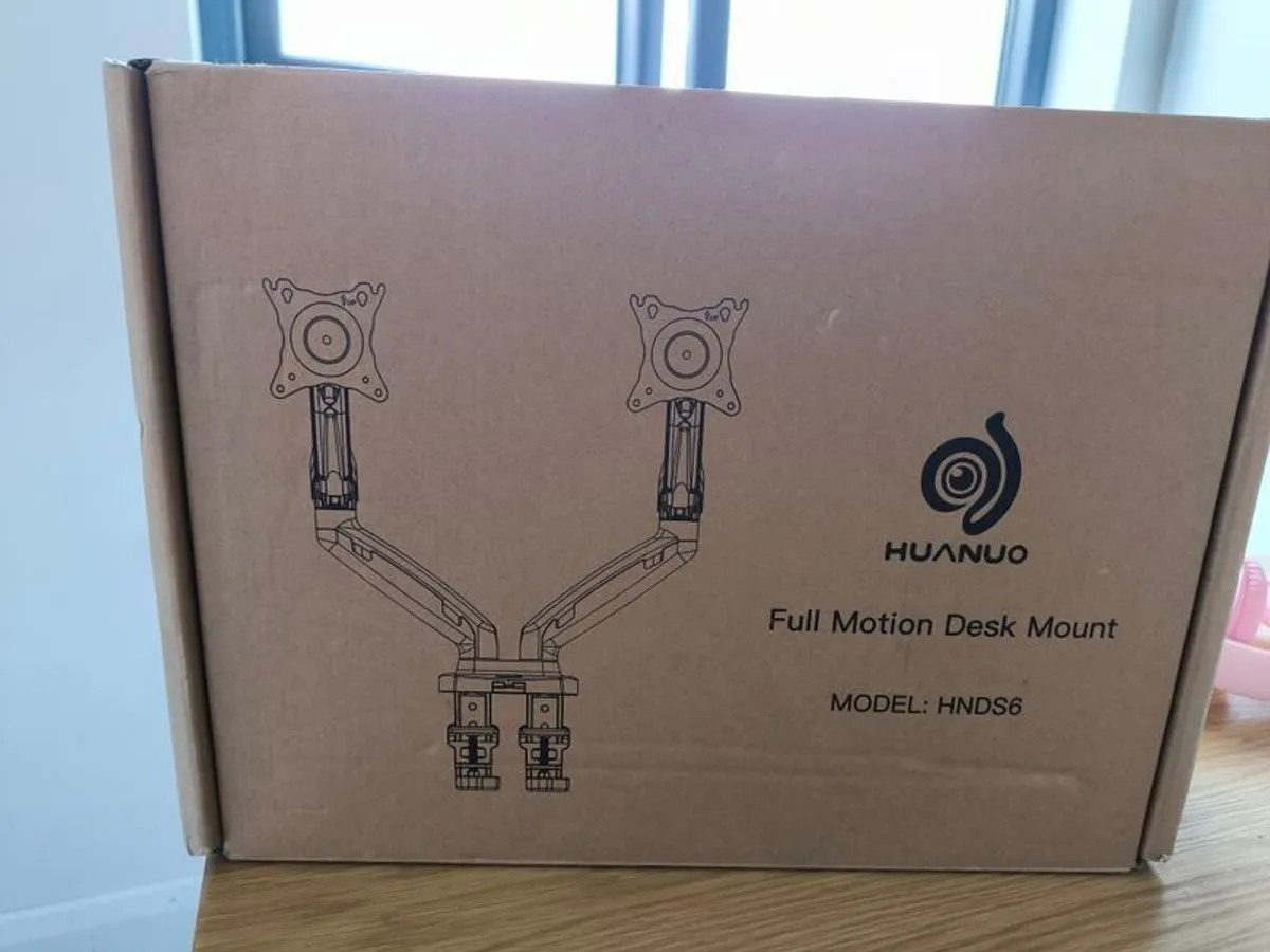 Unopened Huanuo Full Motion Desk Mount - Image 1