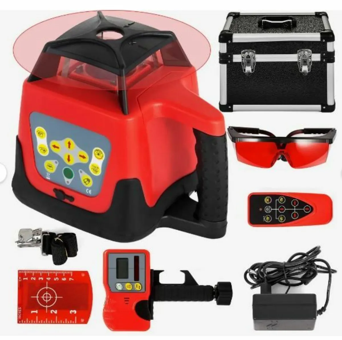 Red Laser Level Rotary Self Leveling Measuring - Image 1