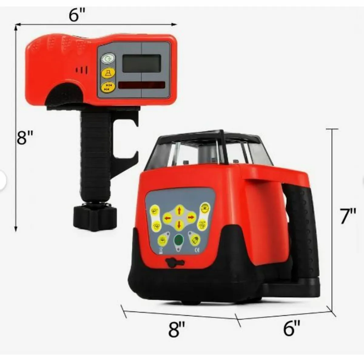 Red Laser Level Rotary Self Leveling Measuring - Image 2