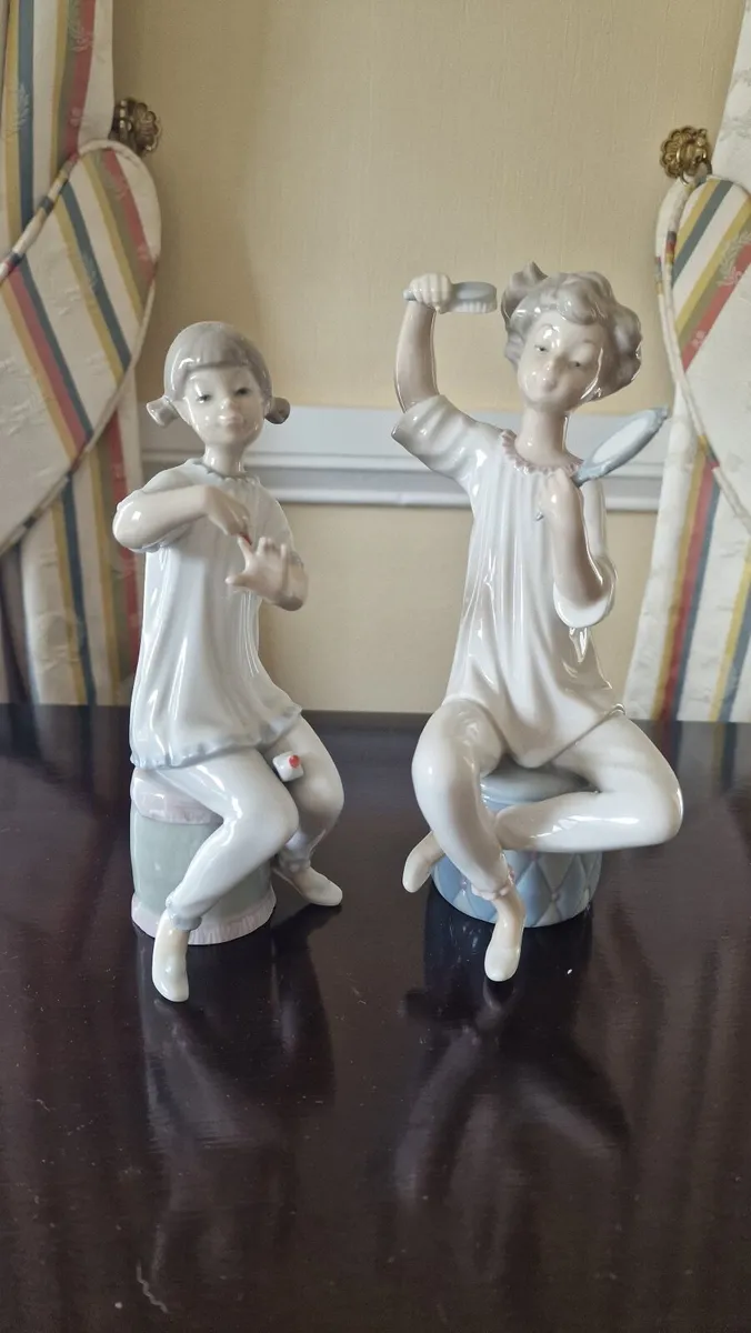 Lladro  – Sisterly Love” & Companion Boy - Image 2