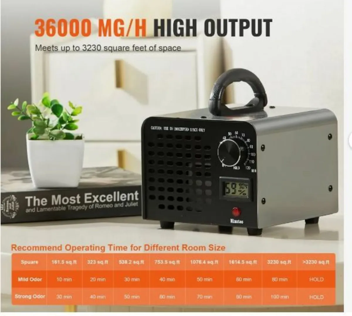 Ozone Generator 36000mg/h Ozone Machine - Image 2