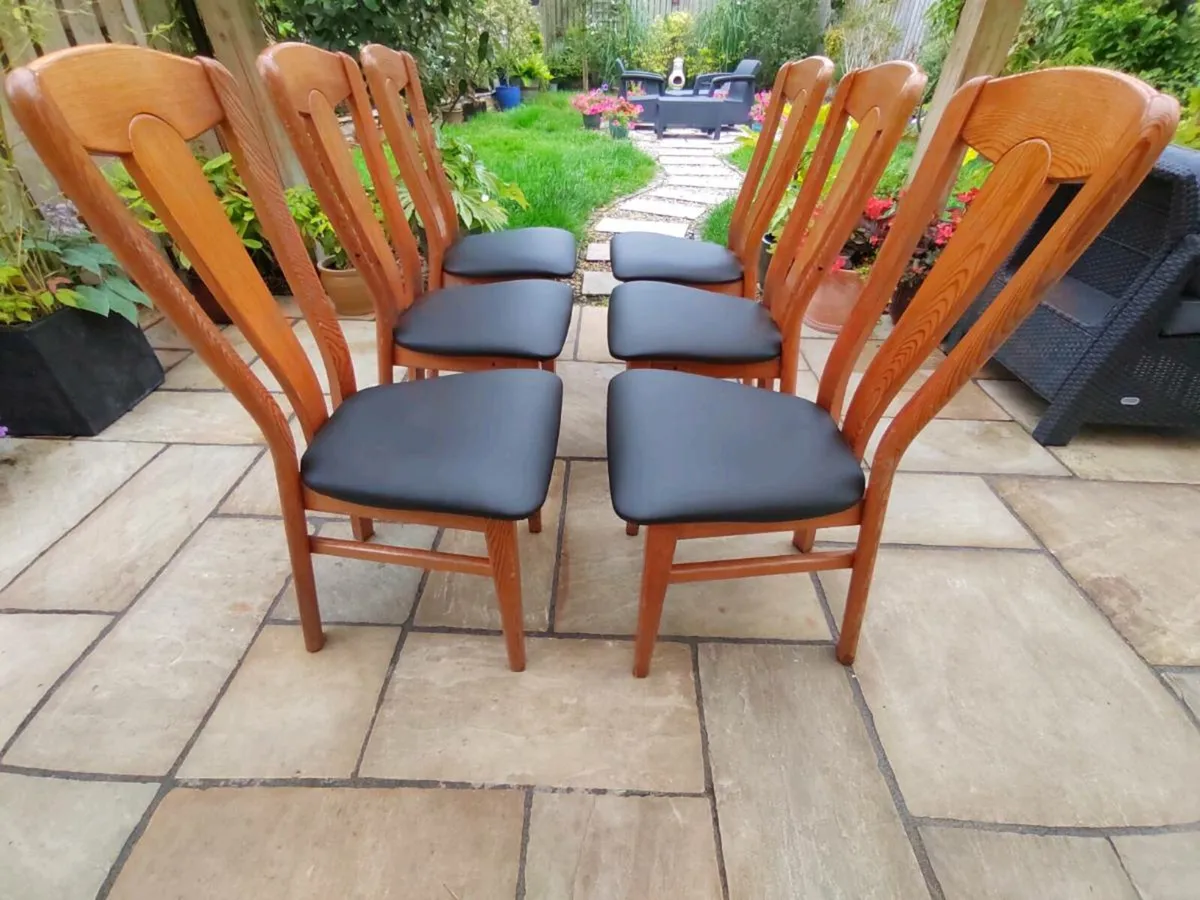 6 kitchen dining chairs - Image 2