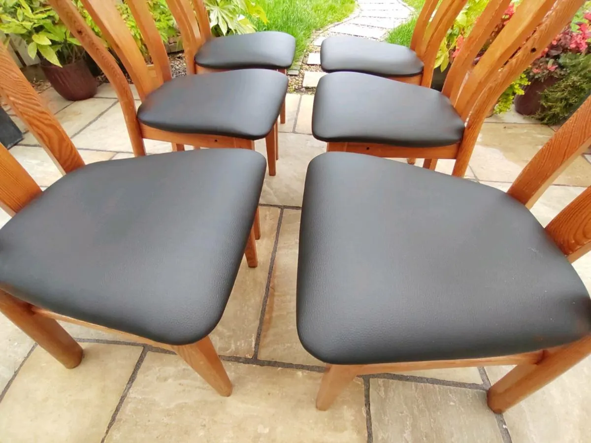 6 kitchen dining chairs - Image 3