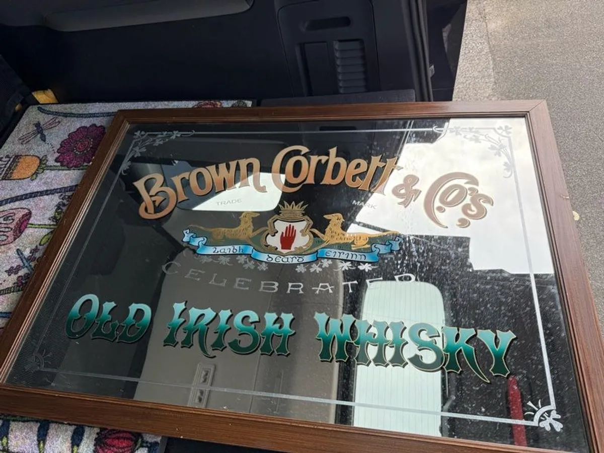 Pub Mirror Brown Corbett & Co - Image 4