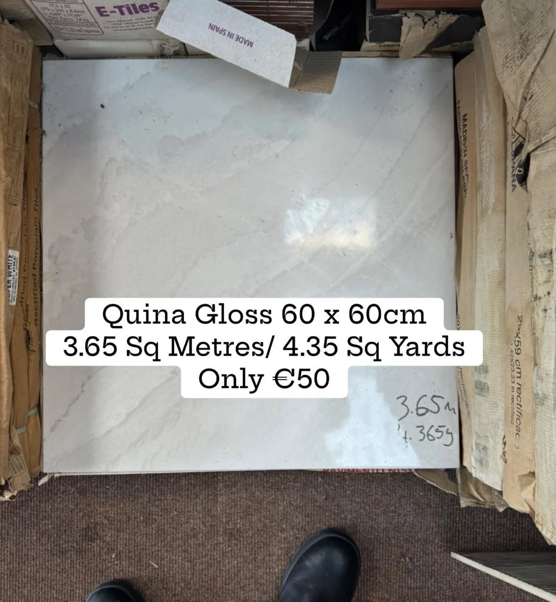 Joblot Quina Gloss 60cm x 60cm