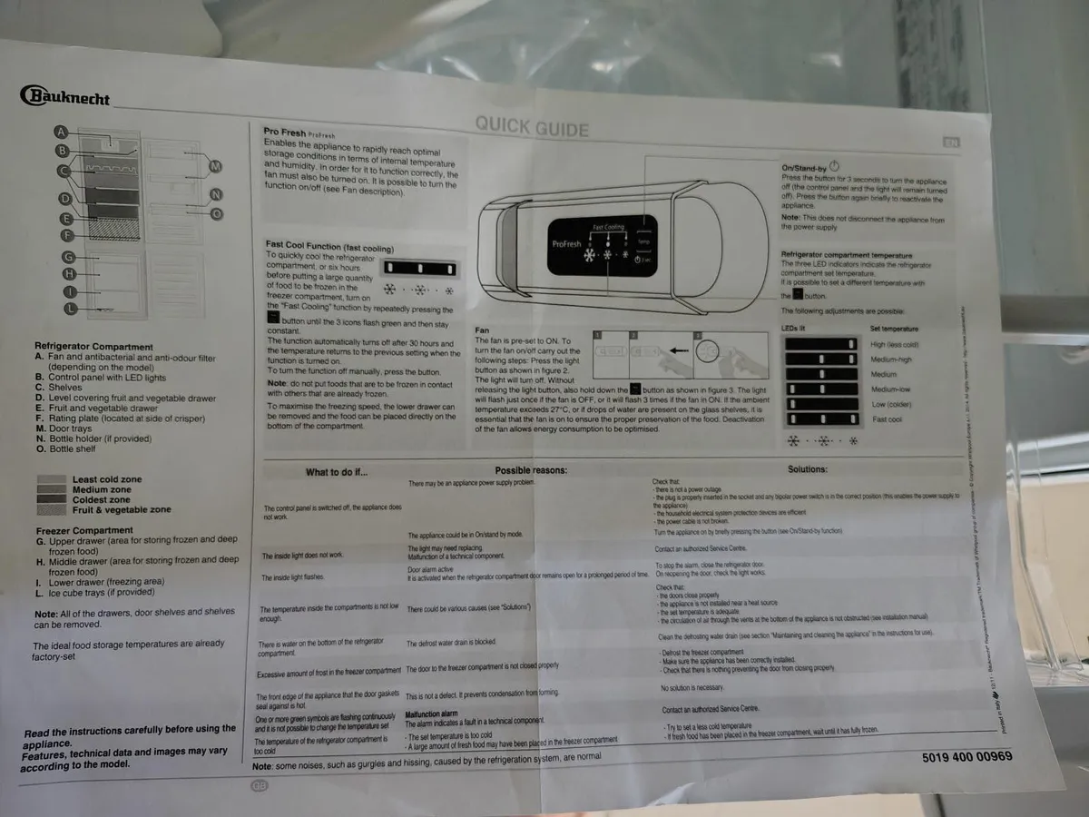 Integrated fridge freezer - Image 4