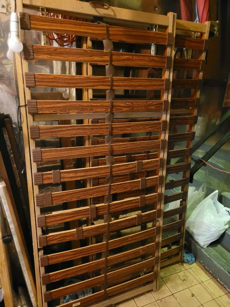 2 single bed mattress slats 90/200 cm. - Image 1