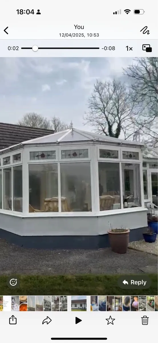 Conservatory Roof with Windows and Doors - Image 1