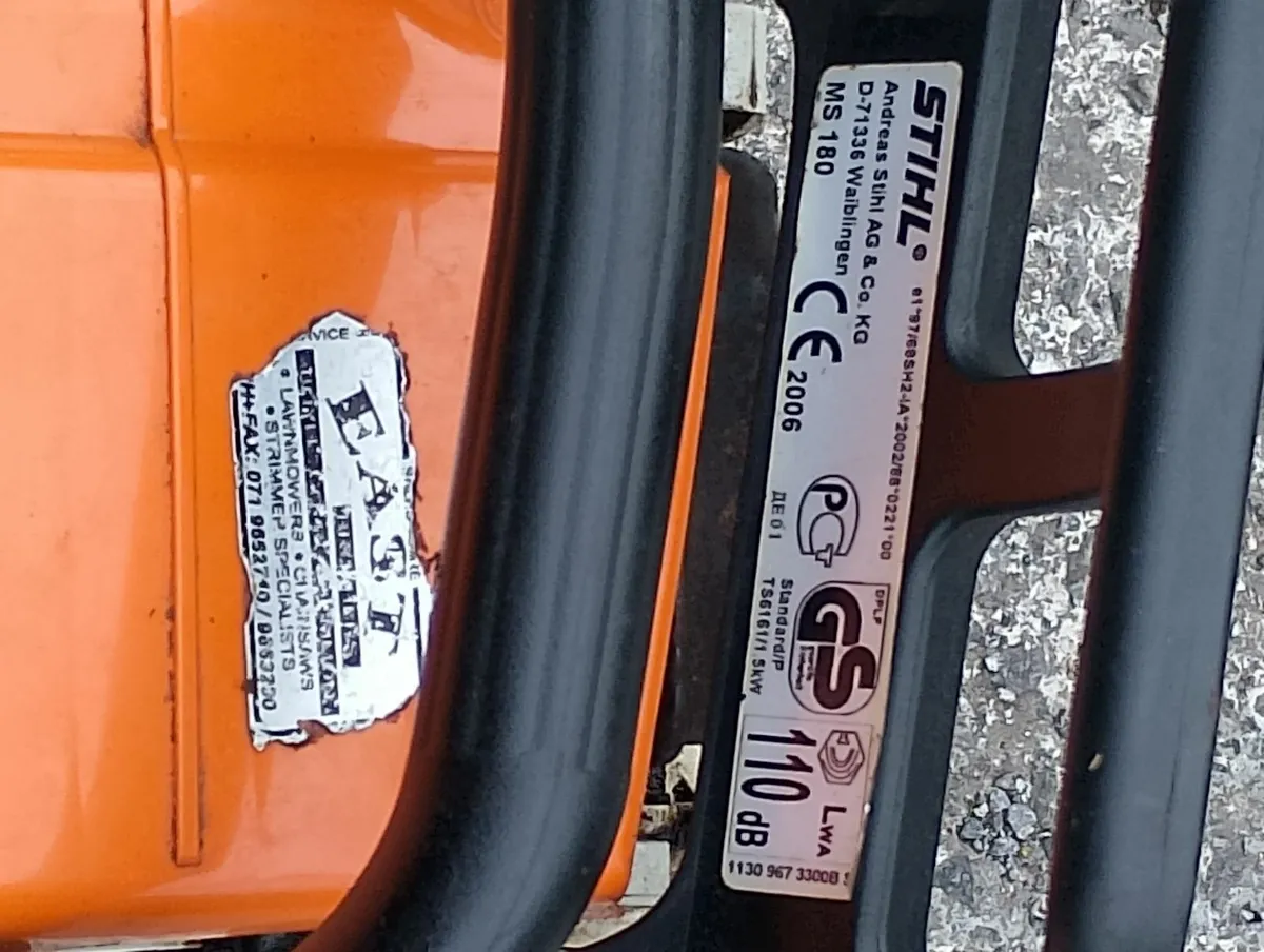 Stihl MS180 chainsaw - Image 4