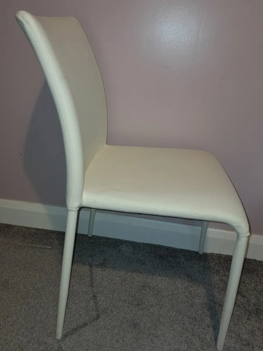 Set of four  dining chairs - Image 4