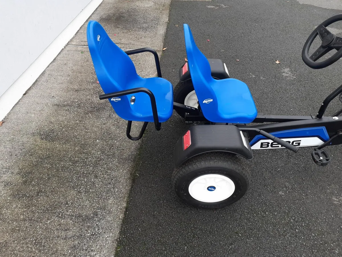 BERG 2-Seater Go Kart – Blue – Excellent Condition - Image 4