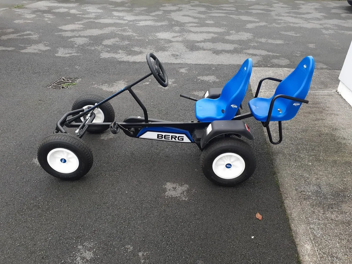 BERG 2-Seater Go Kart – Blue – Excellent Condition - Image 2
