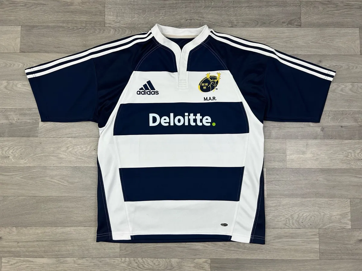 Vintage 07 Munster Player Issue Deloitte rugby Top - Image 1