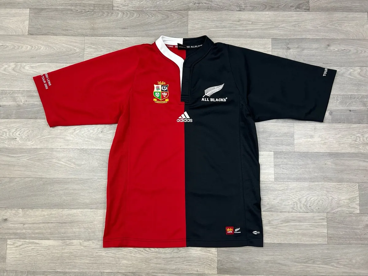 Vintage 2005 Adidas Lions & All Blacks Tour Jersey - Image 1
