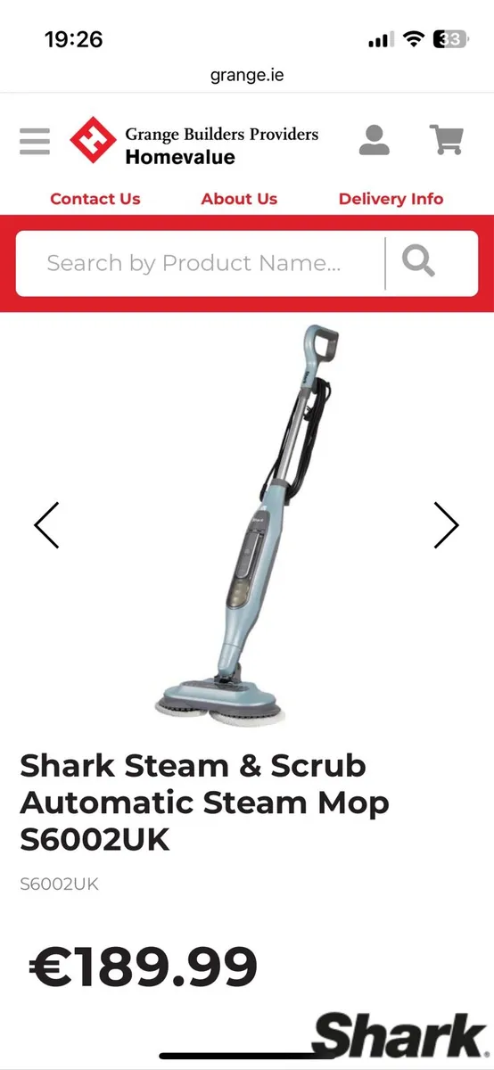 Shark steam and scrub mop - Image 2