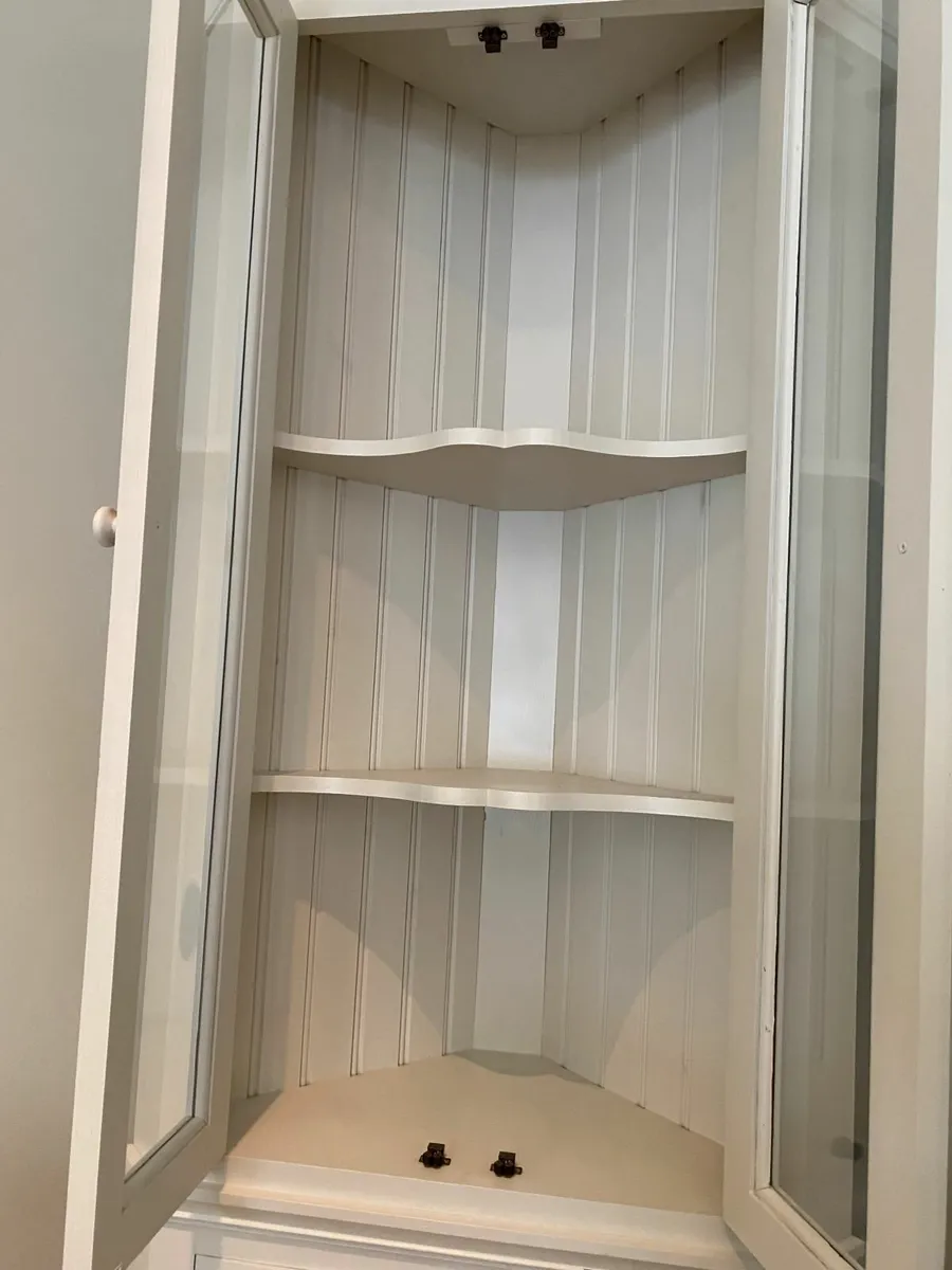 Glass-Front Corner Display Cabinet - Image 2