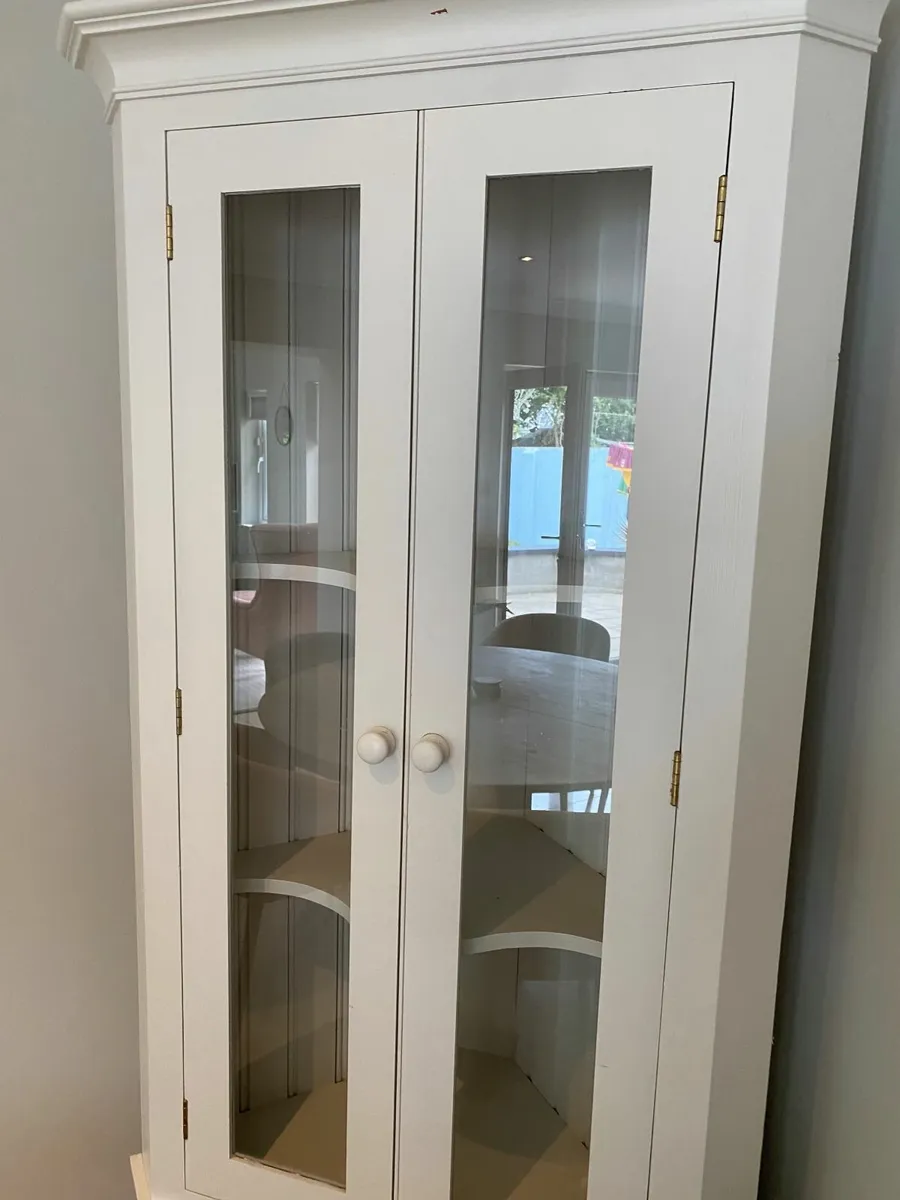 Glass-Front Corner Display Cabinet - Image 3