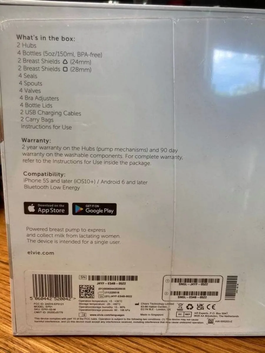 Brand New Elvie Double Breast Pump with warranty - Image 3