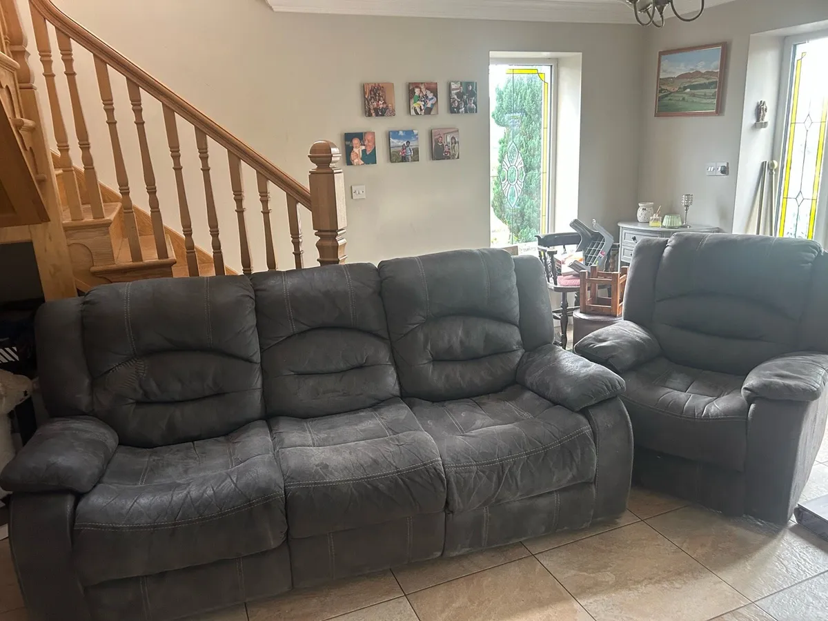 Grey couches - Image 1