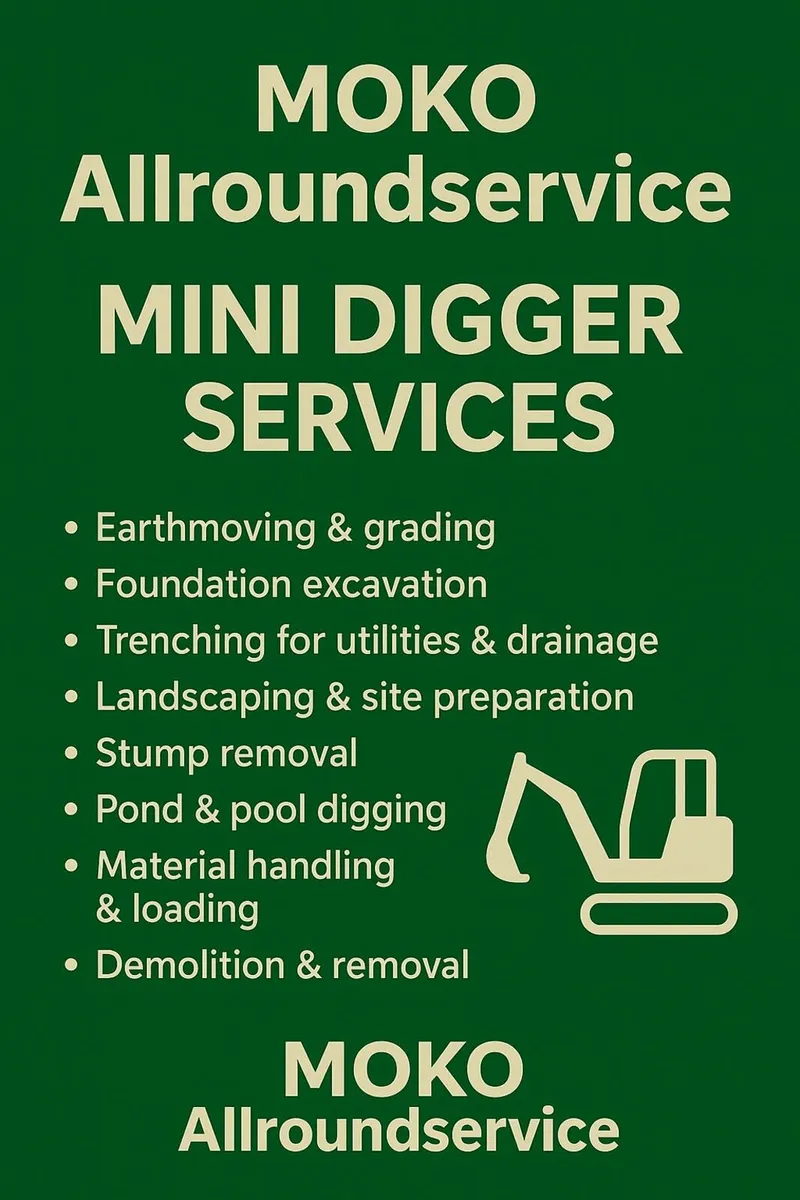Mini digger work / Groundwork - Image 1