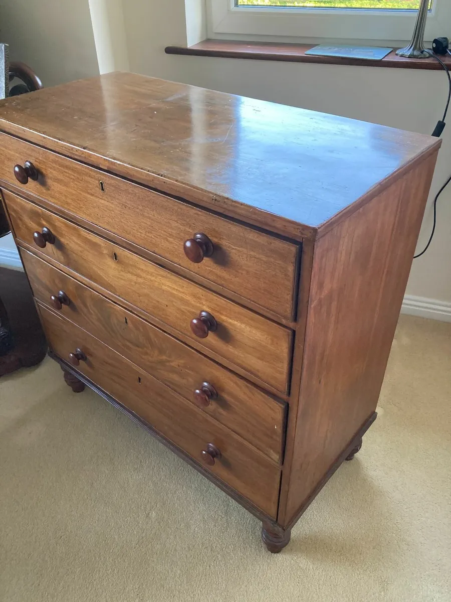 Antique Victorian Chest of Drawers - Image 2