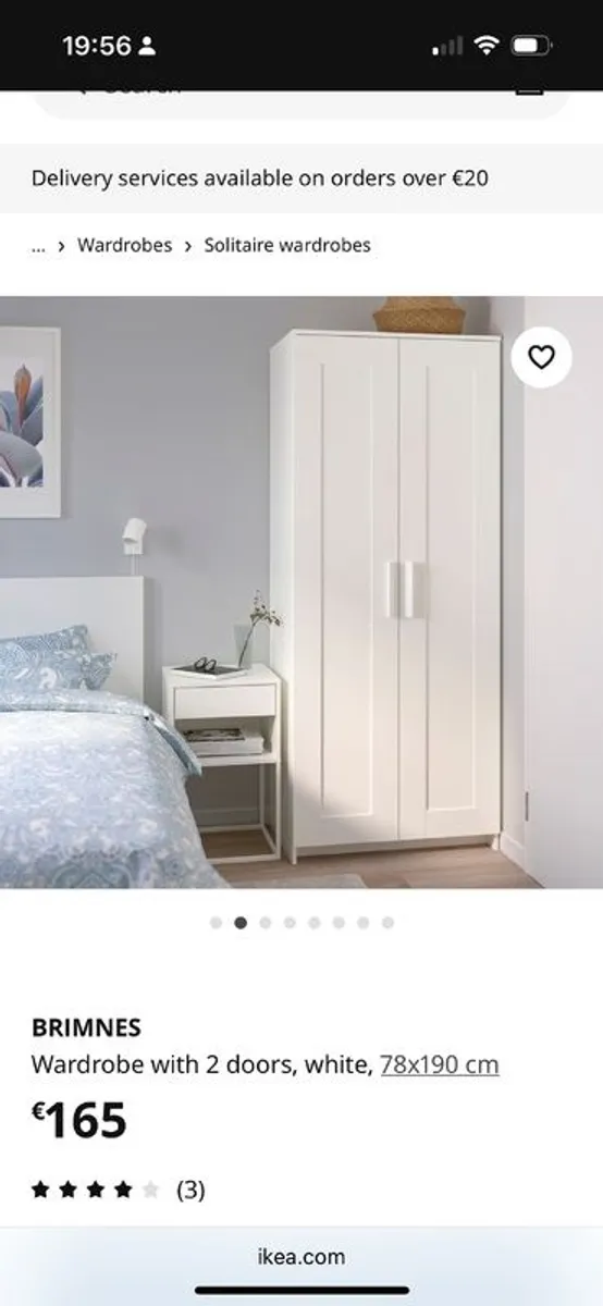 IKEA Brimnes wardrobe - Image 3