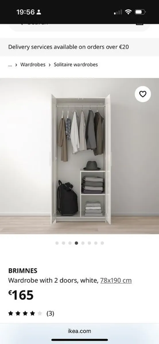 IKEA Brimnes wardrobe - Image 4