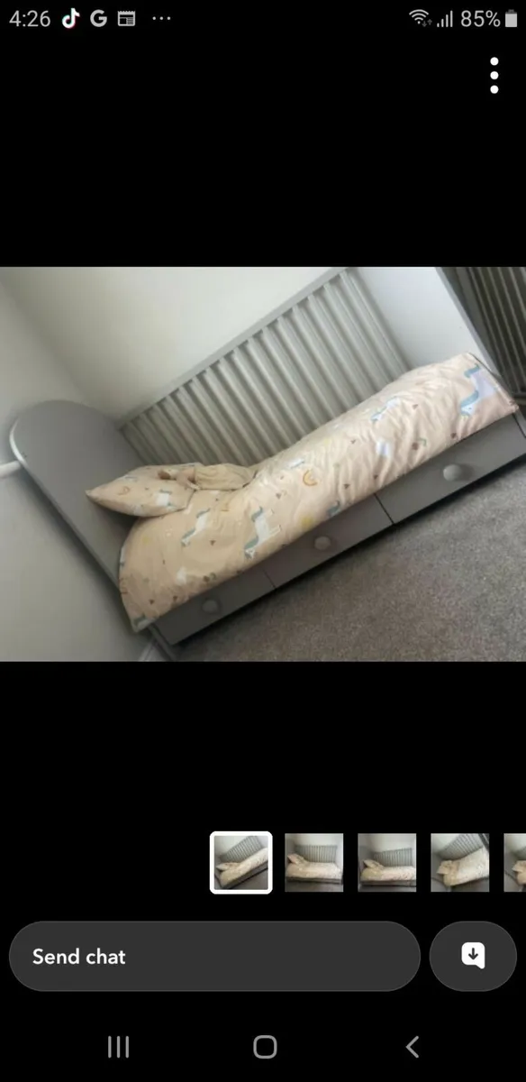 Ikea Gonatt cot/bed - Image 2