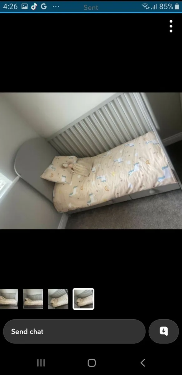 Ikea Gonatt cot/bed - Image 3