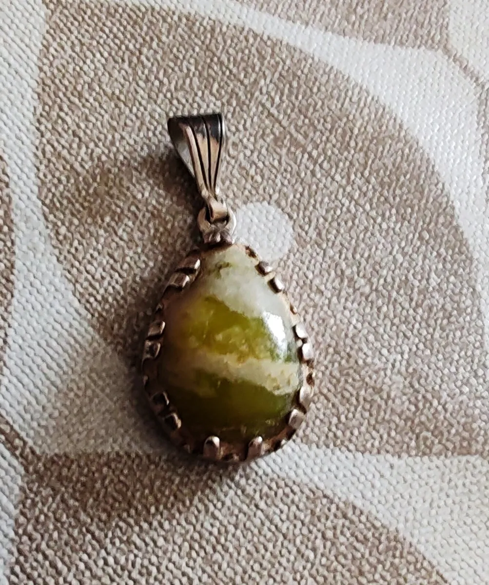 Vintage sterling silver pendant - Image 1