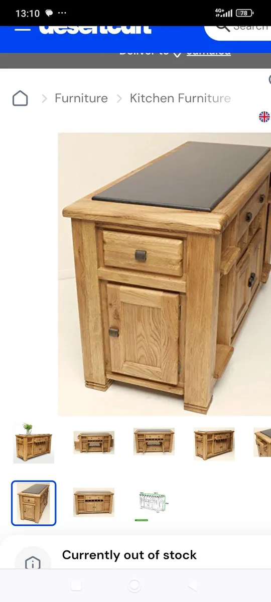 Solid kitchen island granite top delivery arranged - Image 2