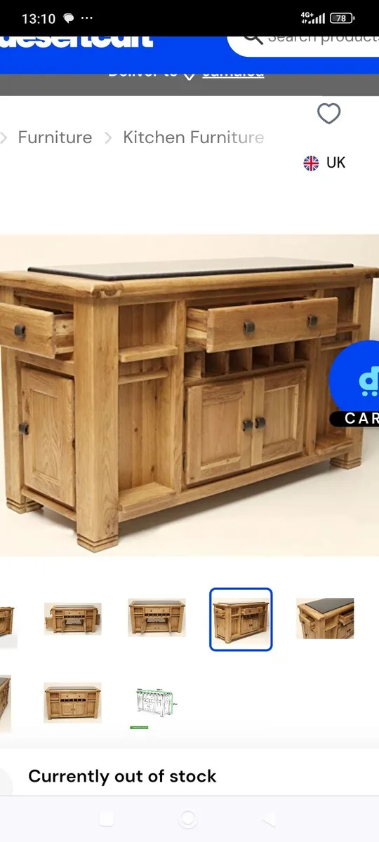 Solid kitchen island granite top delivery arranged - Image 3