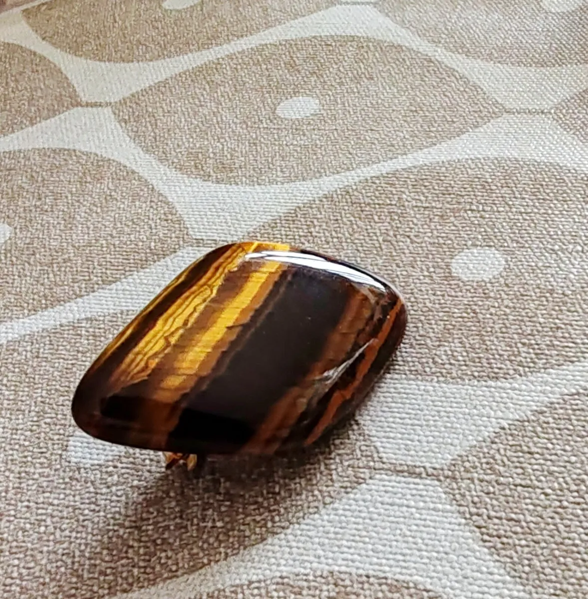 Vintage Connemara marble brooch - Image 1