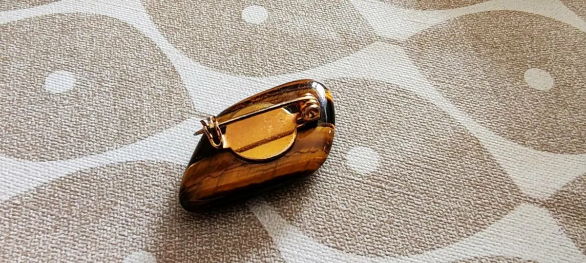 Vintage Connemara marble brooch - Image 3