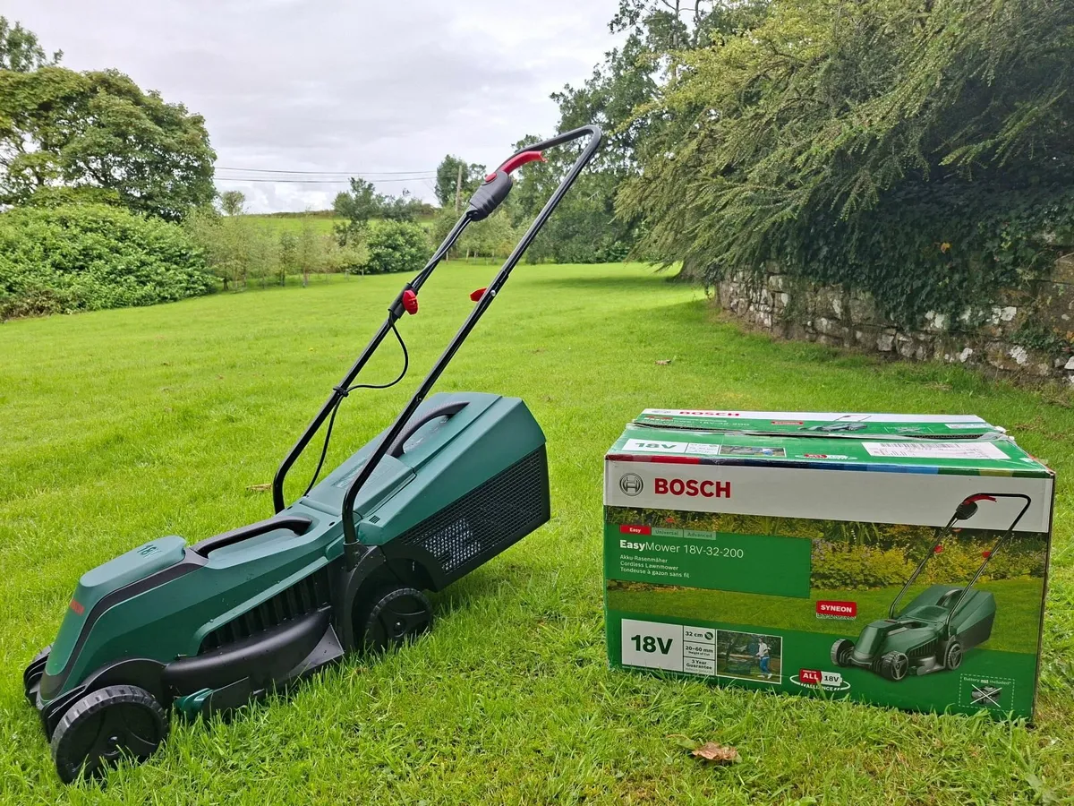 BOSCH CORDLESS LAWNMOWER - Image 1