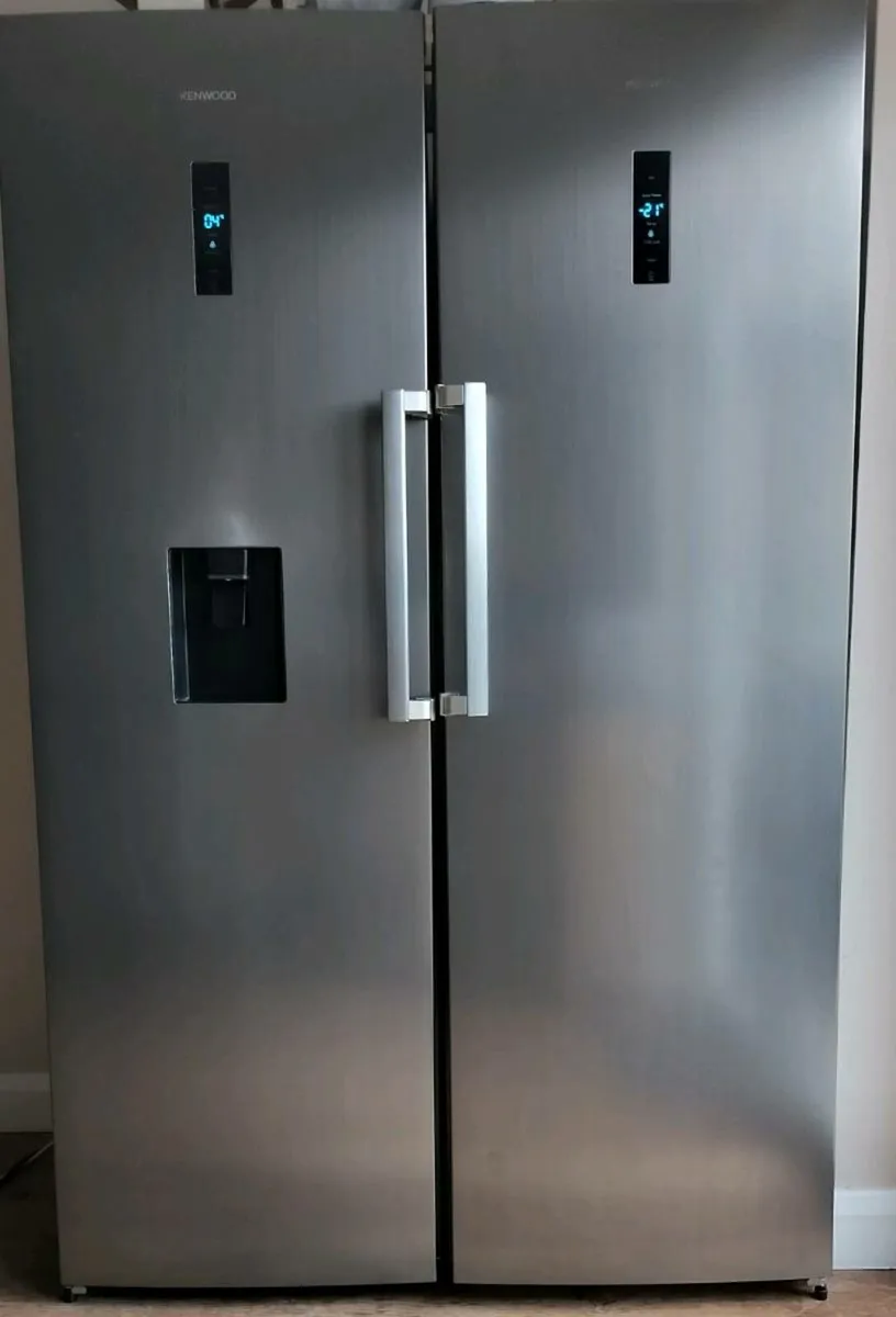 2 x Free Standing Tall Fridge & Freezer - Image 1