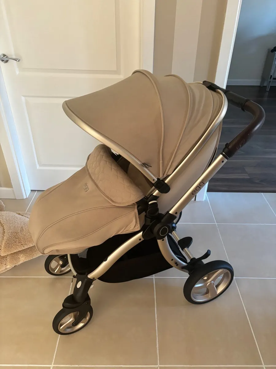 table and chairs, baby pram - Image 1
