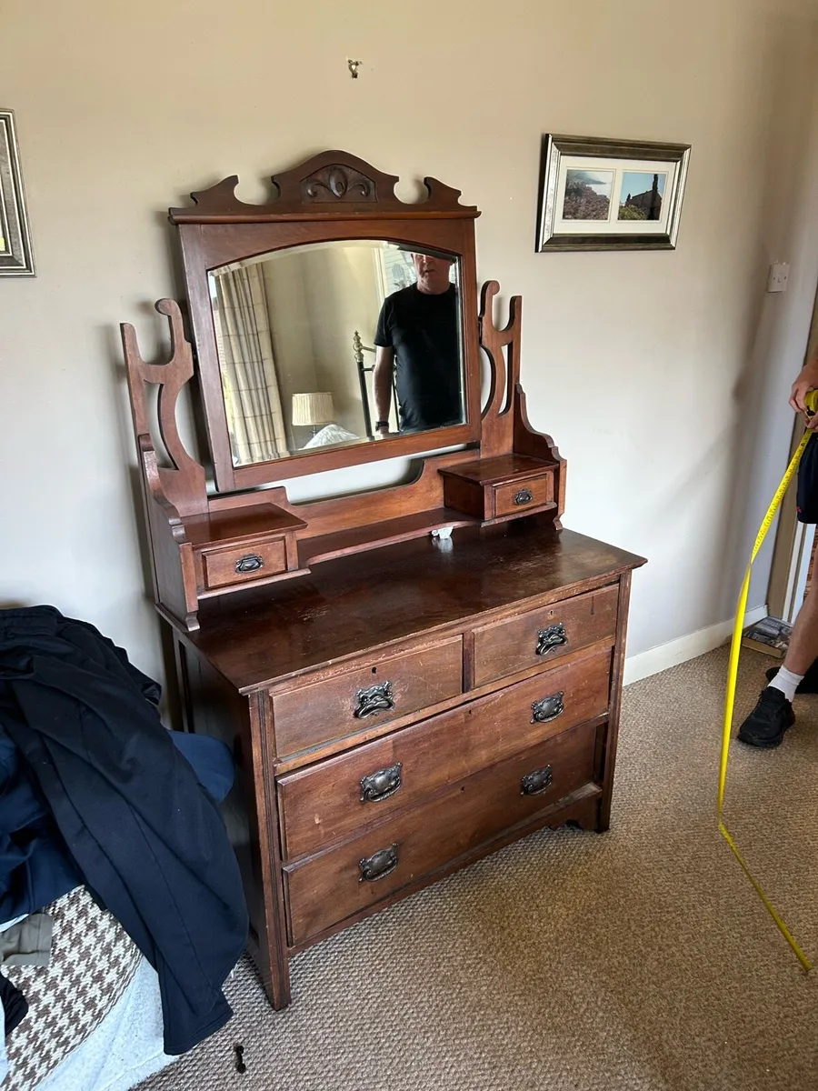 Large Wooden Dresser - Image 1