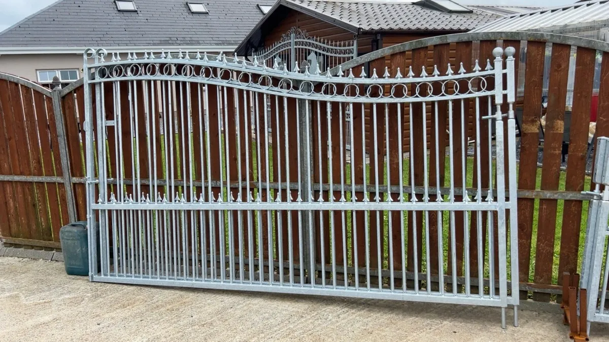 20ft galvanized gates on sale ✅