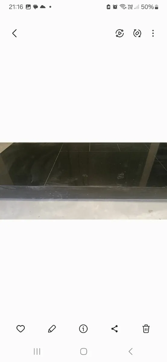 Black marble hearth - Image 2