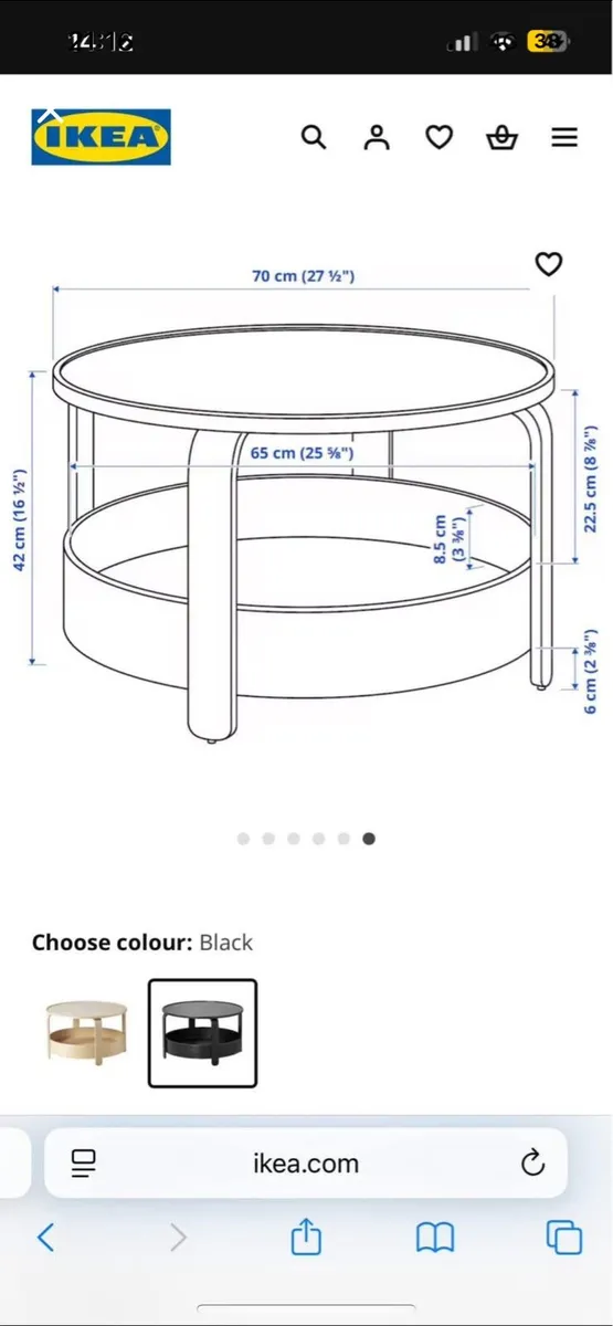 Black coffee table - Image 3