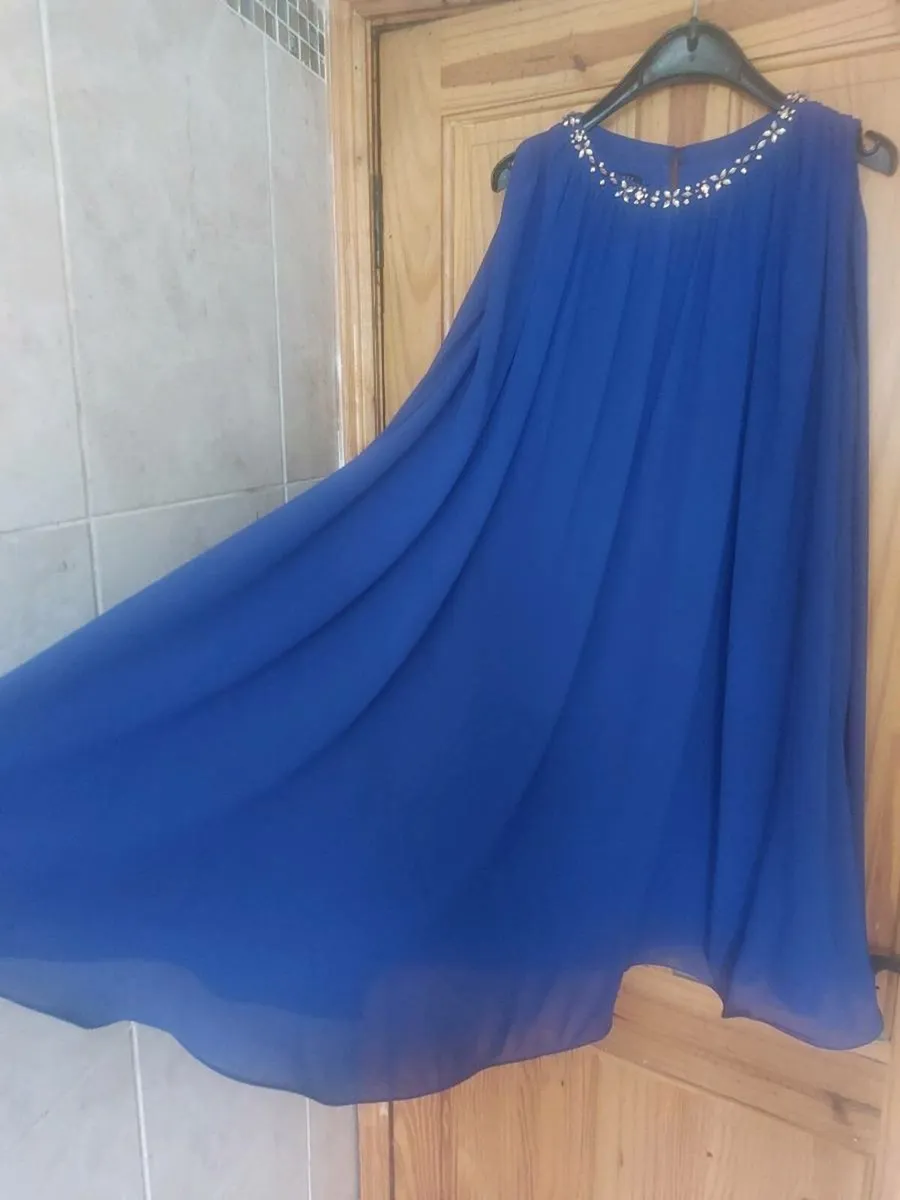 Ted Baker blue grecian tunic dress size 1 free pos - Image 2