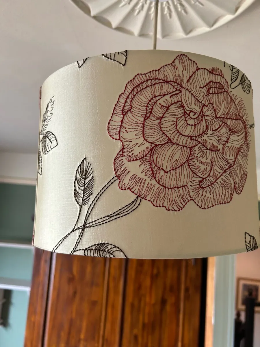 Rose lamp shade
