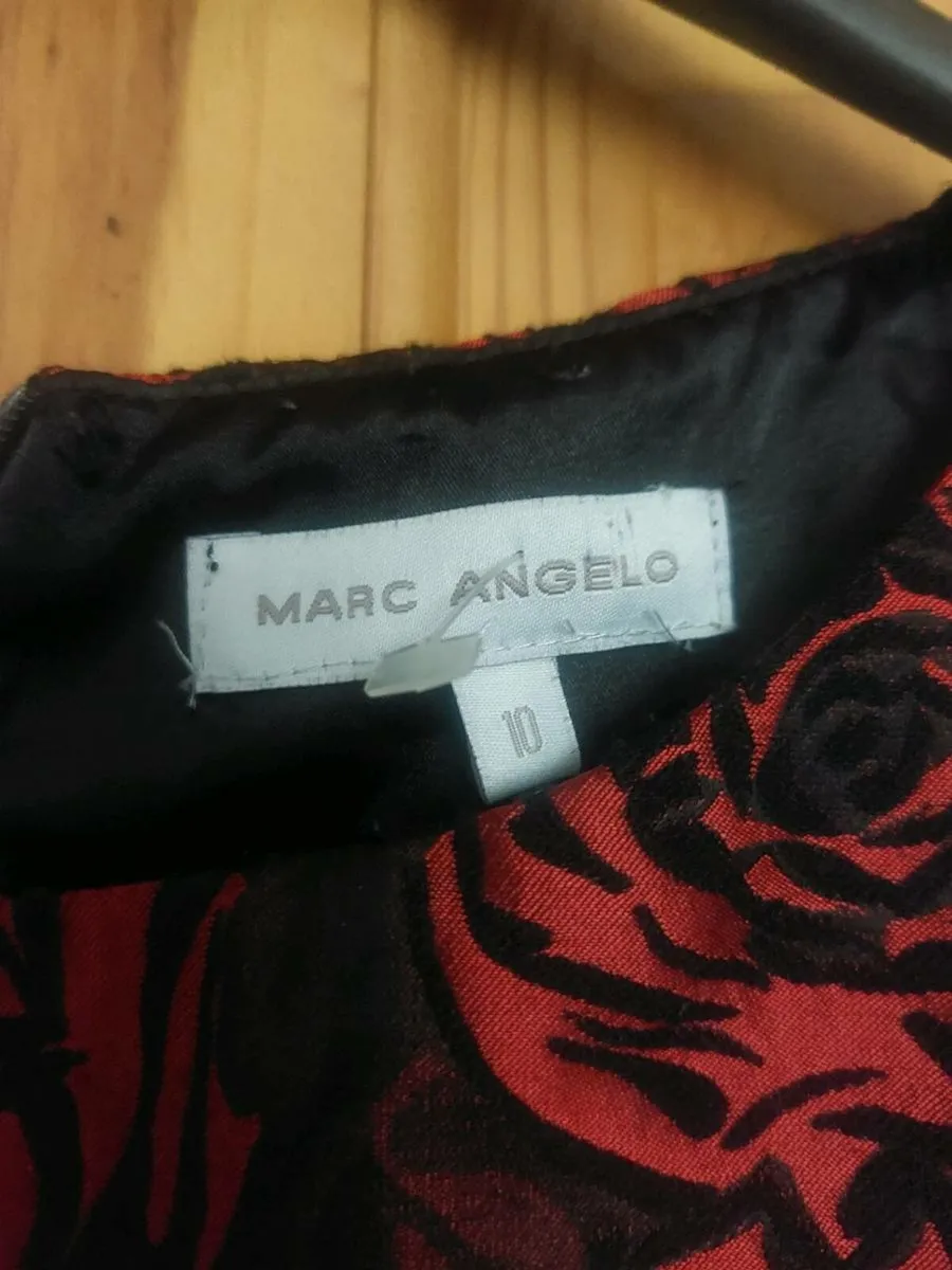 Marc Angelo red and black floral dress (free post) - Image 2