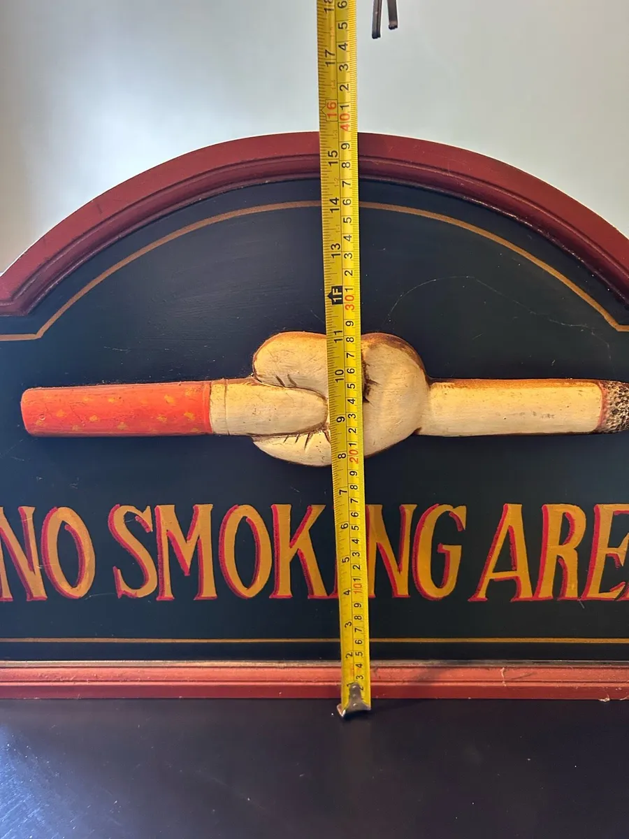 Retro no smoking sign - Image 1
