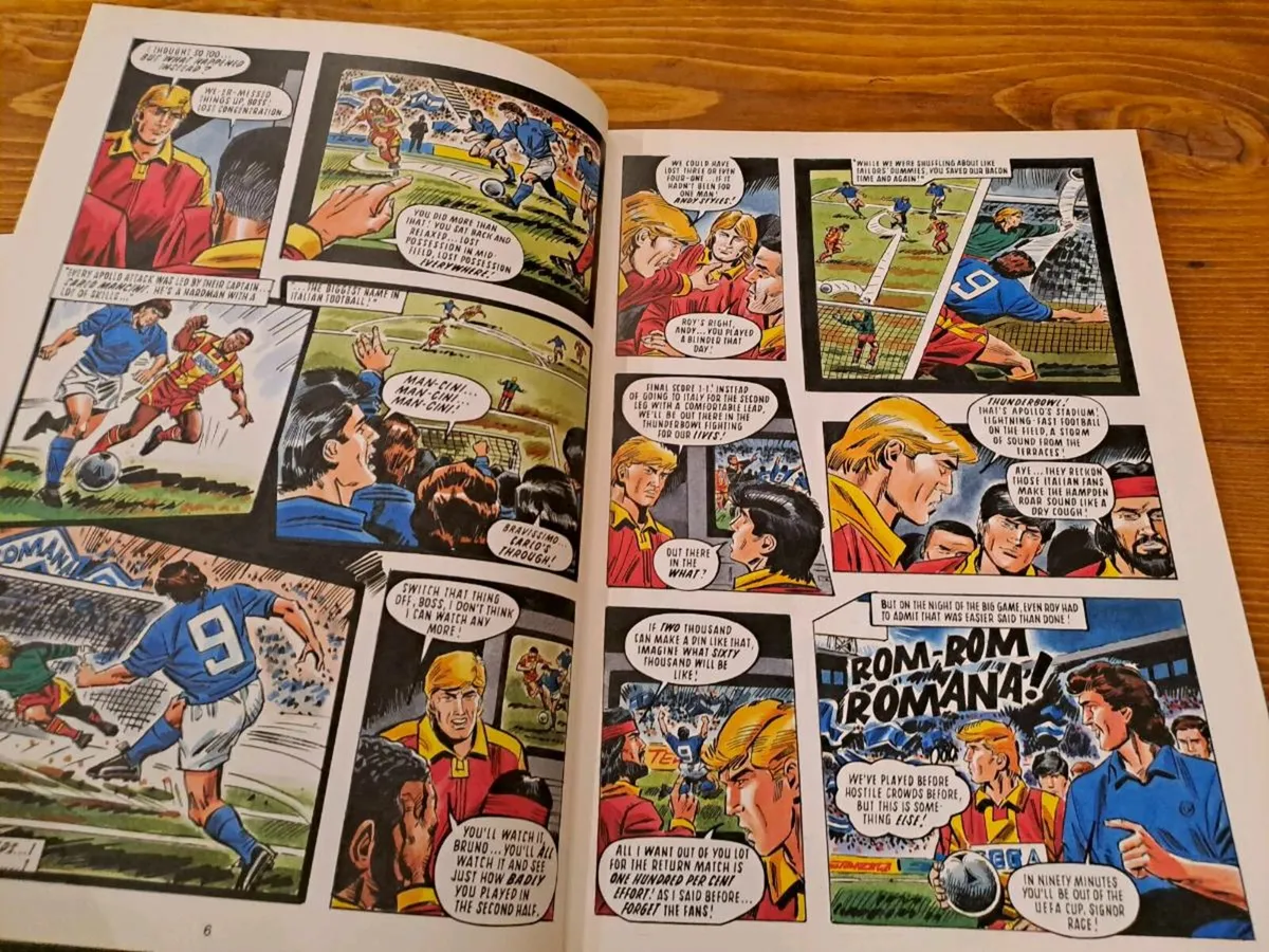 1993 Roy of the Rovers soccer comic yearbook - Image 4
