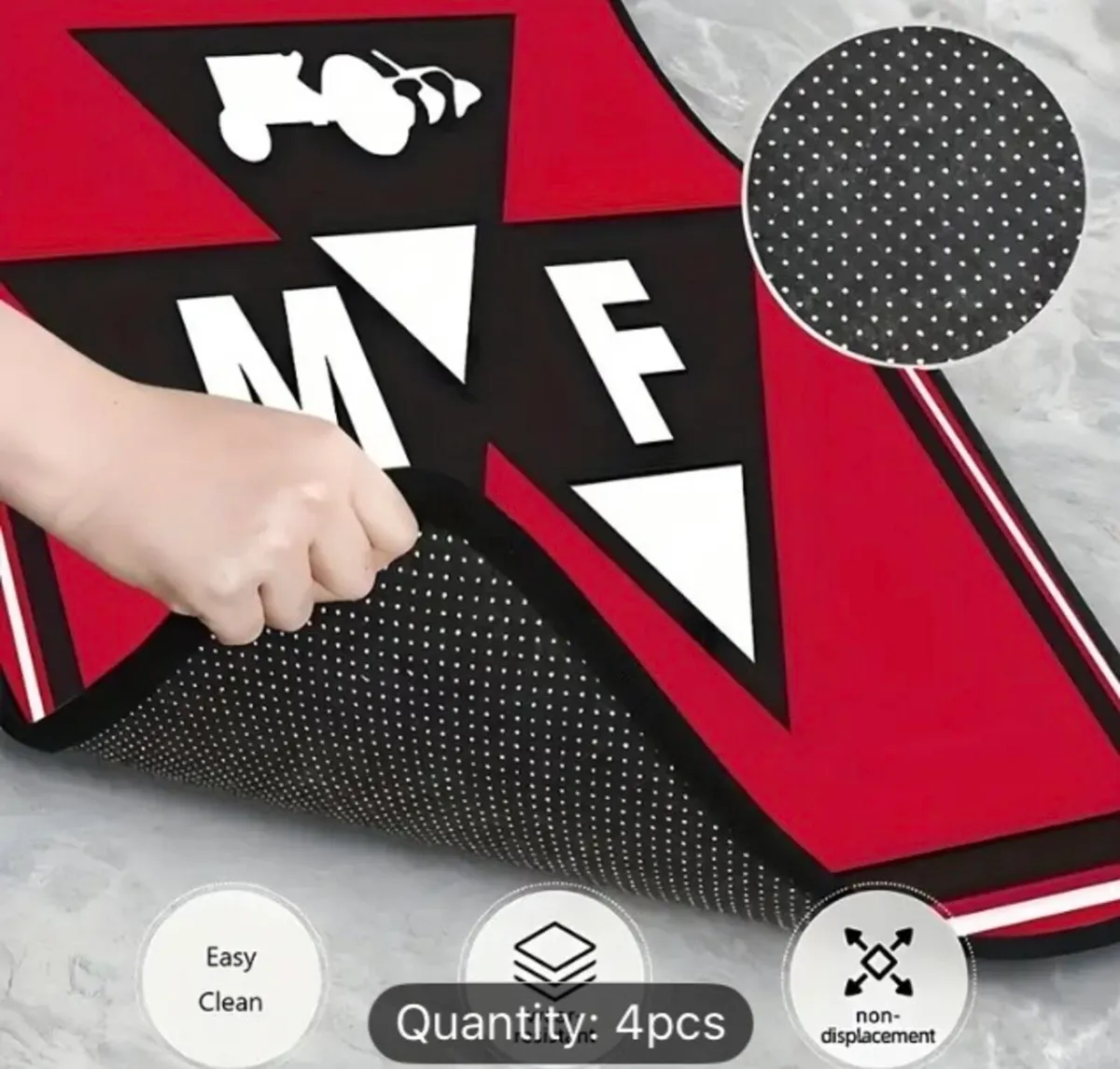 Mf tractor themed car mats - Image 2