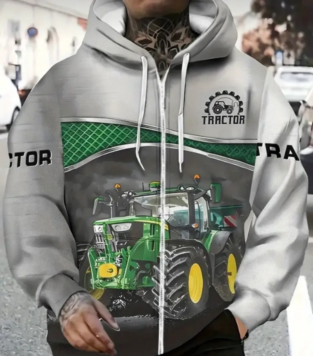 Tractor themed jacket - Image 1